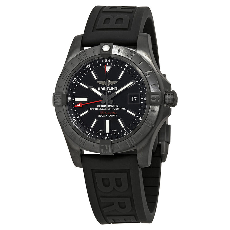 Breitling Avenger II GMT Black Dial Automatic Men's Watch #M3239010/BF04/153S/M20DSA.2 - Watches of America