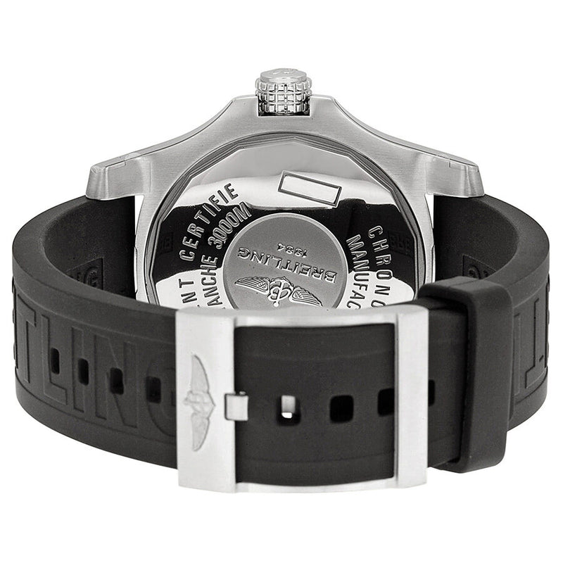 Breitling Avenger II Seawolf Black Dial Black Rubber Men's Watch #A1733110-BC30 - Watches of America #3