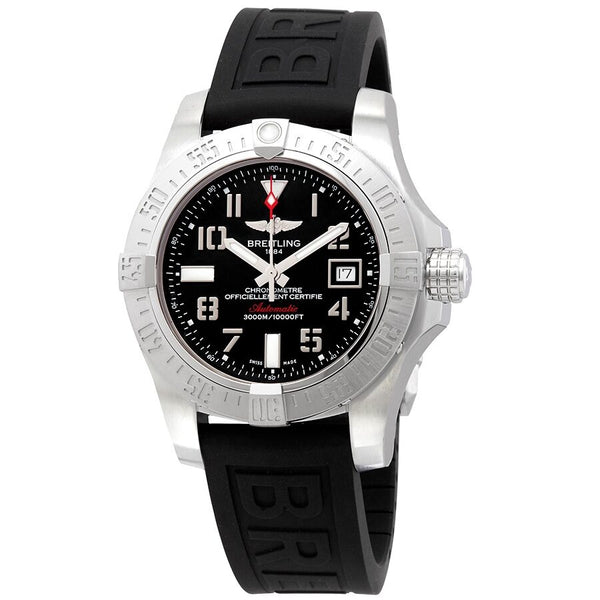 Breitling Avenger II Seawolf Quartz Black Dial Men's Watch #A17331101B1S1 - Watches of America