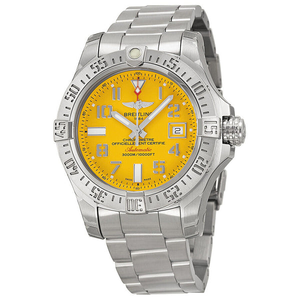 Breitling Avenger II Seawolf Yellow Dial Men's Watch A1733110-I519SS#A1733110-I519-169A - Watches of America