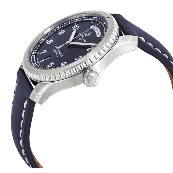Breitling Aviator 8 Automatic Chronometer Blue Dial Men's Watch #A45330101C1X5 - Watches of America #2