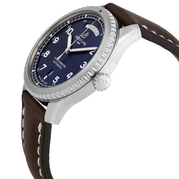 Breitling Aviator 8 Automatic Day & Date 41 Blue Dial Men's Watch #A45330101C1X6 - Watches of America #2