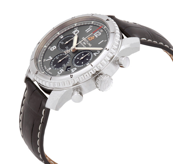 Breitling Aviator 8 Chronograph Automatic Anthracite Dial Men's Watch #AB0119131B1P2 - Watches of America #2