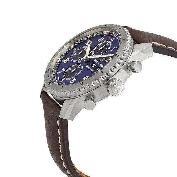 Breitling Aviator 8 Chronograph Automatic Chronometer Blue Dial Men's Watch #A13316101C1X2 - Watches of America #2