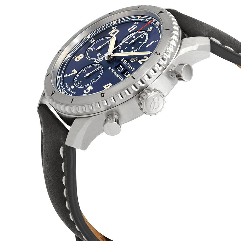 Breitling Aviator 8 Chronograph Automatic Chronometer Blue Dial Men's Watch #A13316101C1X3 - Watches of America #2