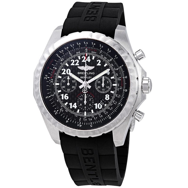 Breitling Bentley 24H Black Chronograph Dial Men's Limited Edition Hand Wound Watch #AB022022/BC84BKRD - Watches of America