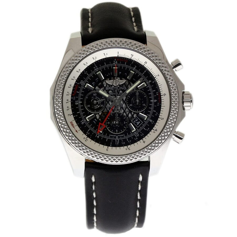 Breitling Bentley Chronograph Automatic Chronometer Black Dial Men's Watch #AB043112/BC69 - Watches of America #2
