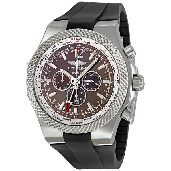 Breitling Bentley GMT Bronze Dial Chronograph Men's Watch A4736212-Q554BKRD#BTA4736212/Q554 - Watches of America