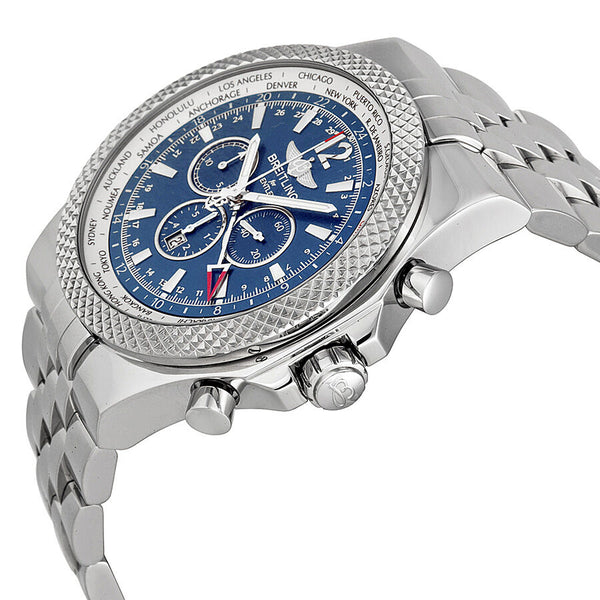 Breitling Bentley GMT Chronograph Automatic Blue Dial Men's Watch A4736212-C768 #A4736212-C768-998A - Watches of America #2