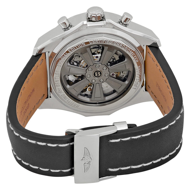 Breitling Bentley GMT Chronograph Automatic Men's Black Leather Watch #AB043112/BC69-442X-A20D.1 - Watches of America #3