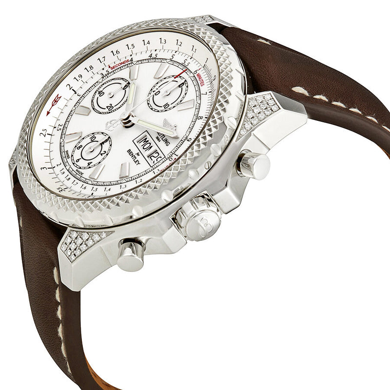 Breitling Bentley GT II White Dial Automatic Chronograph Diamond Men's Watch A1336567-A736BRLT #A1336567-A736-437X-A20BA.1 - Watches of America #2
