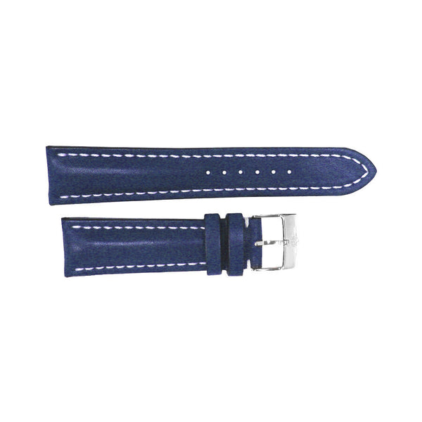 Breitling Blue Leather Strap with Tang Buckle 21-18mm#207X - Watches of America