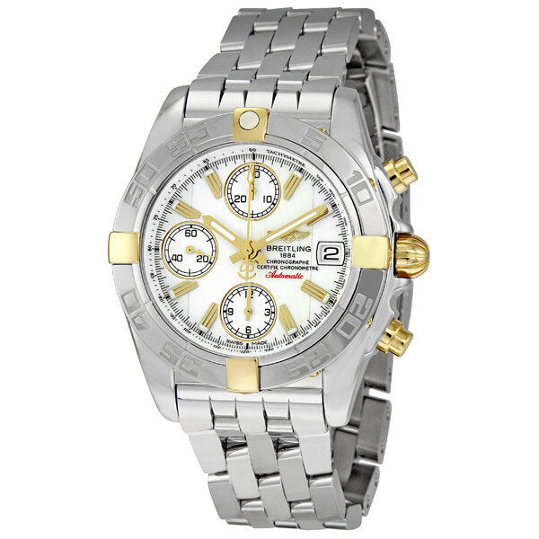 Breitling Chrono Galactic White Dial Chronograph Stainless Steel Men's Watch B13358L2-A700SS#B13358L2/A700 - Watches of America