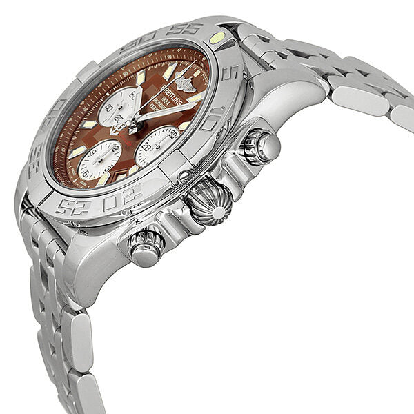 Breitling Chronomat 41 Brown Dial Stainless Steel Men's Watch AB014012-Q583SS #AB014012-Q583-378A - Watches of America #2