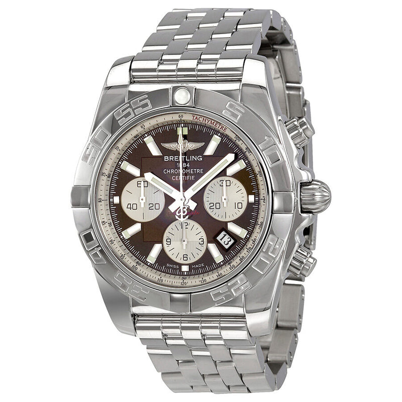 Breitling Chronomat 44 Automatic Brown Dial Men's Watch AB011012-Q575SS#AB011012-Q575-375A - Watches of America