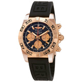 Breitling Chronomat 44 Black Dial Black Rubber Men's Watch #HB0110C1/B968BKPD3 - Watches of America