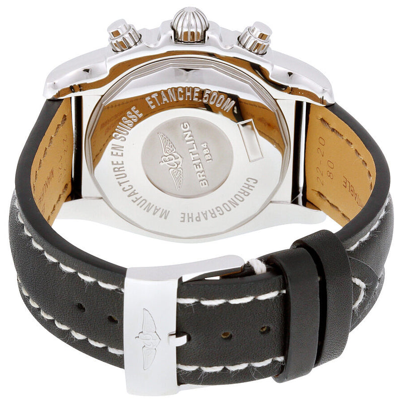 Breitling Chronomat 44 Dial Black Leather Men's Watch AB011011-Q575BKLT #AB011012-Q575-435X-A20BA.1 - Watches of America #3