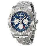 Breitling Chronomat 44 GMT Automatic Chronograph Blue Dial Men's Watch AB042011-C851SS#AB042011-C851-375A - Watches of America