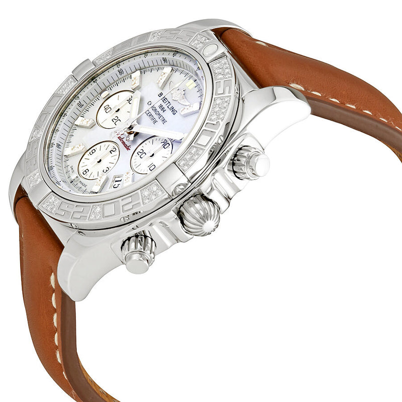 Breitling Chronomat 44 Mother of Pearl Diamond Automatic Men's Watch AB0110AA-G686BRLD #AB0110AA-G686-438X-A20D.1 - Watches of America #2