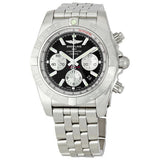 Breitling Chronomat 44 Onyx Black Dial Chronograph Men's Watch AB011011-B967SS#AB011011/B967 - Watches of America