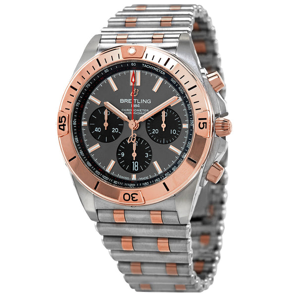 Breitling Chronomat B01 42 Chronograph Automatic Grey Dial Men's Watch #UB0134101B1U1 - Watches of America