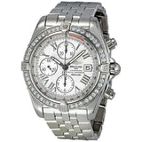 Breitling Chronomat Beige Dial Diamond Bezel Men's Watch A1335653-A653S#A1335653/A653 - Watches of America