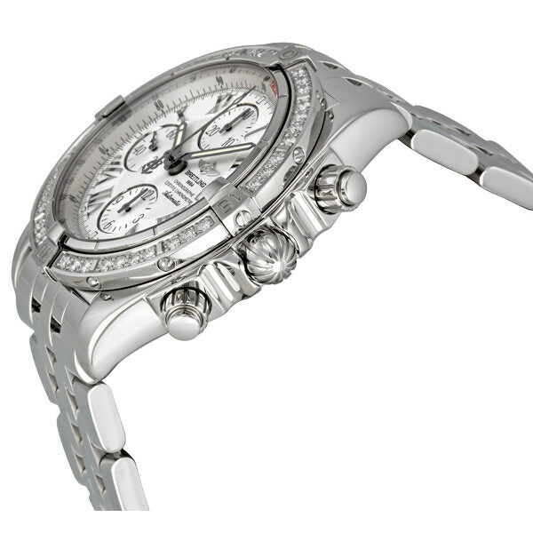 Breitling Chronomat Beige Dial Diamond Bezel Men's Watch A1335653-A653S #A1335653/A653 - Watches of America #2