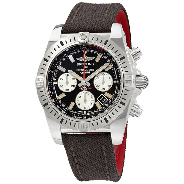 Breitling Chronomat Chronograph Automatic Black Dial Men's Watch AB01154G/BD13-101W A20D.1#AB01154G/BD13-101W-A20D.1 - Watches of America