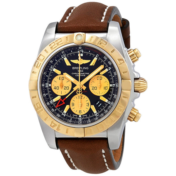 Breitling Chronomat Chronograph Automatic Black Dial Men's Watch CB042012/BB86-437X#CB042012/BB86-437X-A20BA.1 - Watches of America