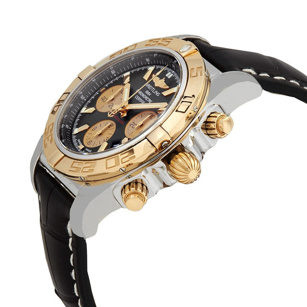 Breitling Chronomat Chronograph Automatic Chronometer Black Dial Men's Watch #CB0110121B1P1 - Watches of America #2