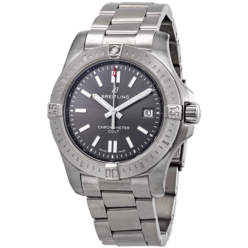 Breitling Chronomat Colt Automatic Chronometer Tempest Gray Dial Men's Watch #A17313101F1A1 - Watches of America