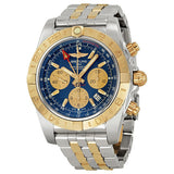 Breitling Chronomat GMT Automatic Chronograph Blue Dial Men's Watch CB042012-C858TT#CB042012-C858-375C - Watches of America