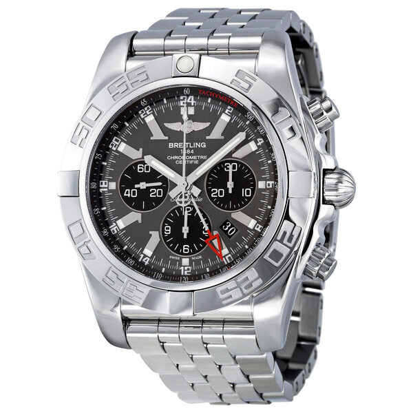 Breitling Chronomat GMT Automatic Grey Dial Men's Watch AB041012-F556SS#AB041012/F556SS - Watches of America