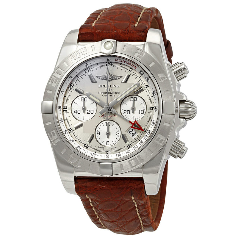 Breitling Chronomat GMT Automatic Silver Dial Men's Watch #AB042011/G745-739P - Watches of America