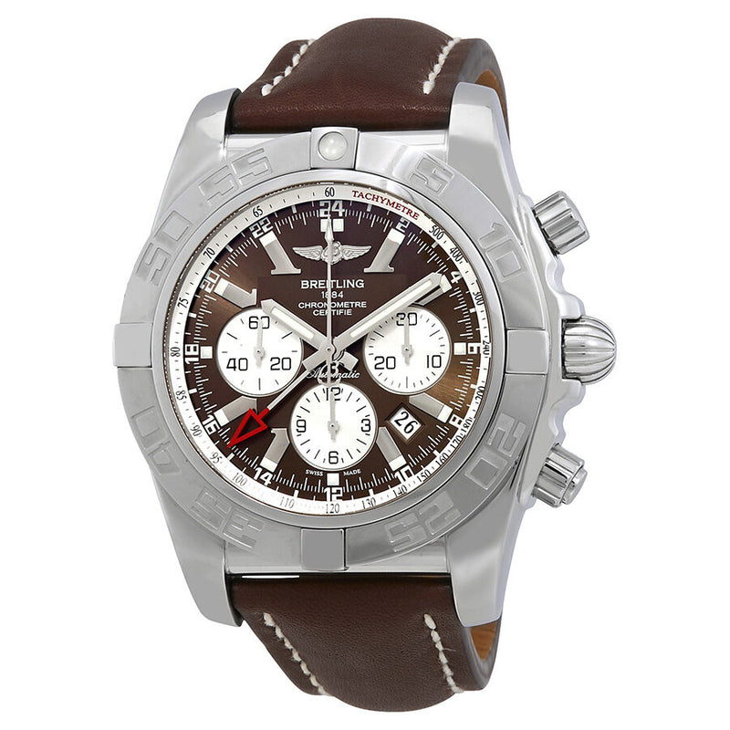 Breitling Chronomat GMT Chronograph Automatic Brown Dial Men's Watch AB041012/Q586-757P#AB041012/Q586-444X-A20D.1 - Watches of America