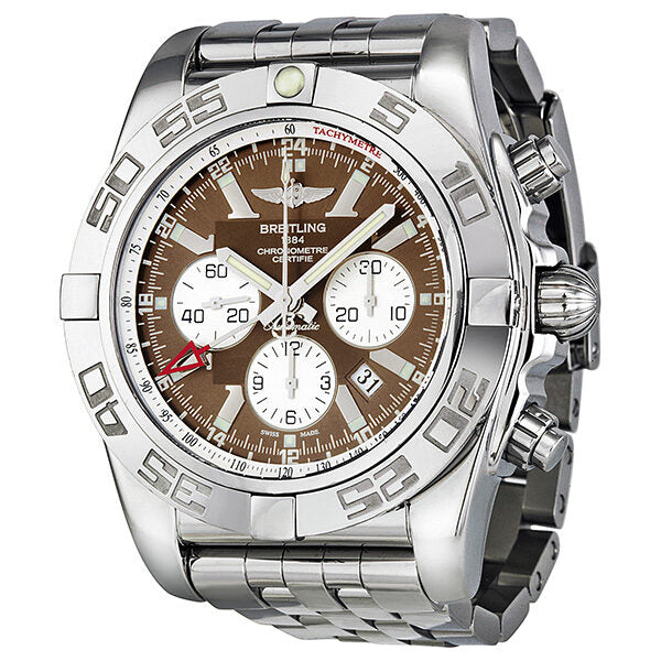 Breitling Chronomat GMT Chronograph Automatic Brown Dial Men's Watch AB041012-Q586#AB041012-Q586-383A - Watches of America