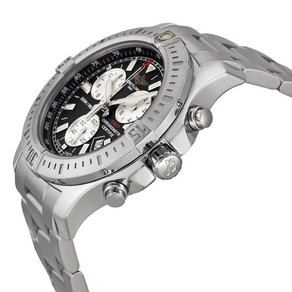 Breitling Colt Chronograph Black Dial Men's Watch A7338811-BD43SS #A7338811-BD43-173A - Watches of America #2