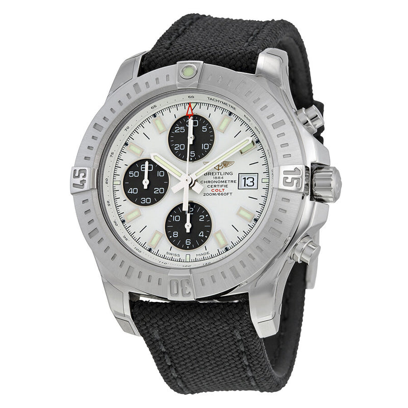 Breitling Colt Chronograph Stratus Automatic Silver Dial Men's Watch A1338811-G804BKFT#A1338811-G804-103W-M20BASA.1 - Watches of America