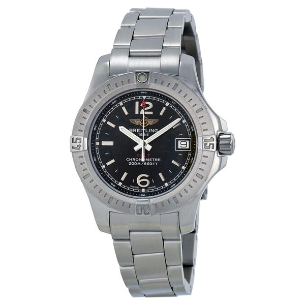 Breitling Colt Lady Black Dial Stainless Steel Watch A7738811-BD46SS#A7738811-BD46-175A - Watches of America