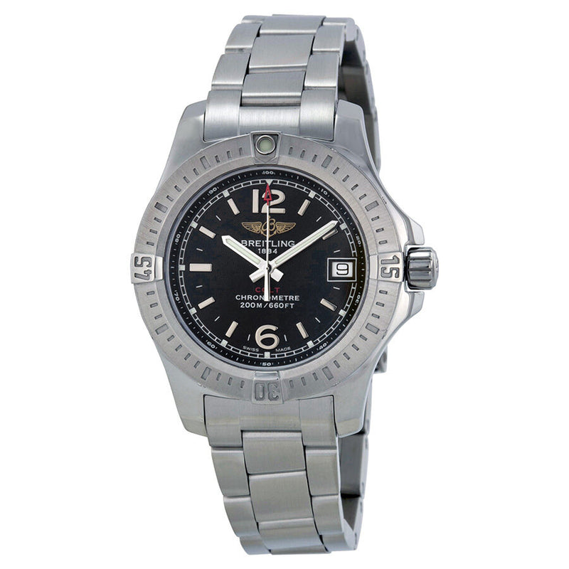 Breitling Colt Lady Black Dial Stainless Steel Watch A7738811-BD46SS#A7738811-BD46-175A - Watches of America