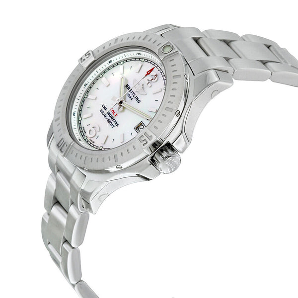 Breitling Colt Lady Mother of Pearl Dial Stainless Steel Quartz Ladies Watch A7738811-A770SS#A7738811-A770-175A - Watches of America #2