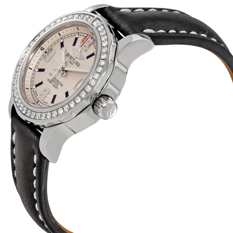 Breitling Colt Lady Silver Dial Diamond Bezel Ladies Watch #A7738753-G744BKLT - Watches of America #2