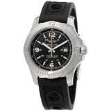 Breitling Colt Quartz Black Dial Black Rubber Men's Watch A7438811/BD45BKOR#A7438811-BD45-200S-A20D.2 - Watches of America