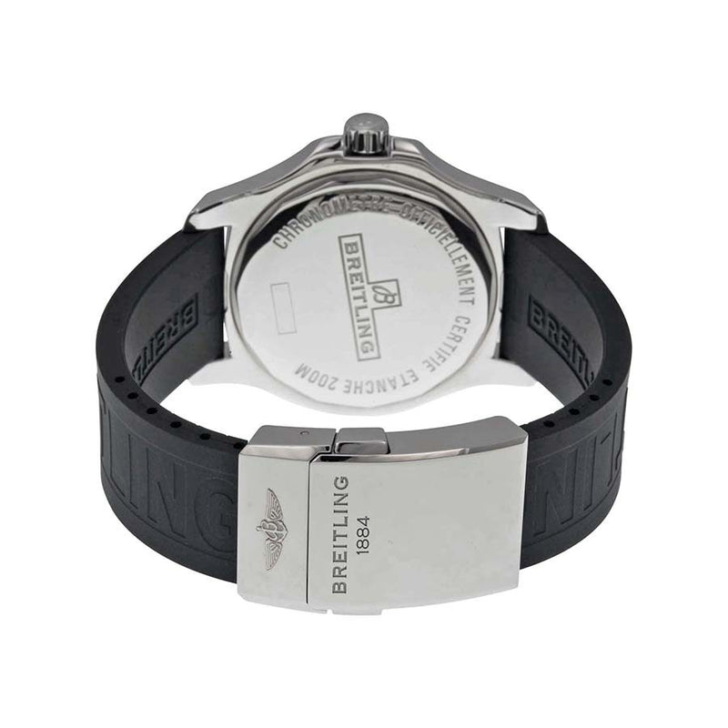 Breitling Colt Stratus Silver Dial Black Rubber Men's Watch A7438811-G792BKPD3 #A7438811-G792-153S-A20D.2 - Watches of America #3