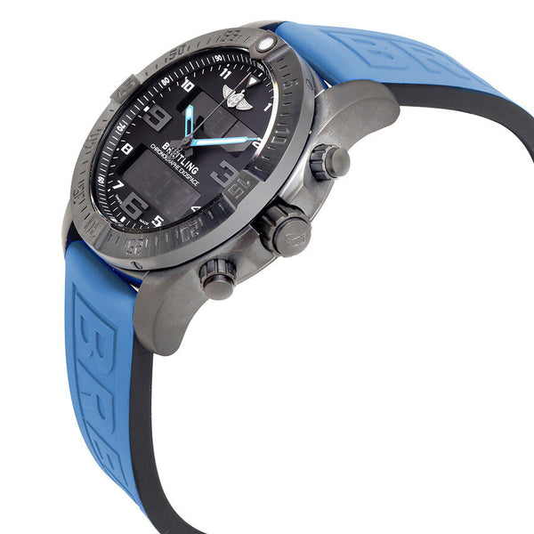 Breitling Exospace B55 Connected Blue Rubber Men's Watch VB5510H2-BE45BLPD3 #VB5510H2-BE45-235S-V20DSA.2 - Watches of America #2