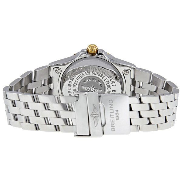 Breitling Galactic 30 Mother Of Pearl Diamond Dial Ladies Watch #B1340L2-A680SS - Watches of America #3
