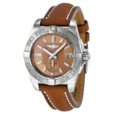 Breitling Galactic 36 Automatic Bronze Dial Brown Leather Unisex Watch A3733011-Q582#A3733011/Q582 412X - Watches of America