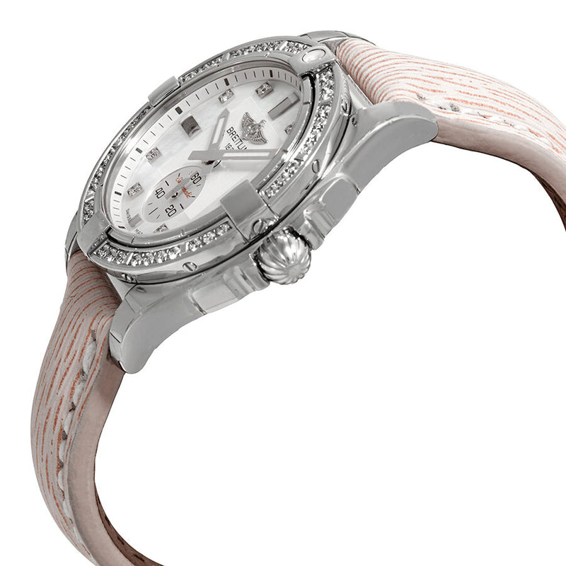 Breitling Galactic 36 Automatic Diamond Dial Pink Sahara Leather Watch A3733053/A717-112ZS#A3733053/A717-239X-A16BA.1 - Watches of America #2