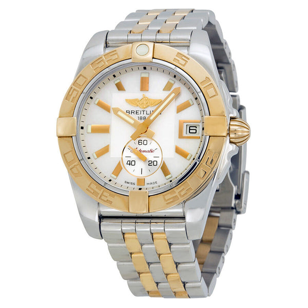 Breitling Galactic 36 Automatic Mother of Pearl Dial Stainless Steel and 18kt Gold Watch C3733012-A724TT#C3733012-A724-376C - Watches of America