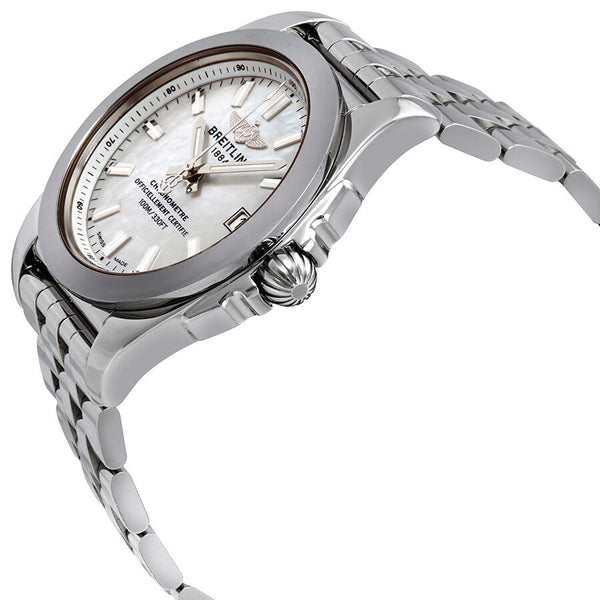 Breitling Galactic 36 Mother of Pearl Dial Stainless Steel Unisex Watch W7433012-A779SS#W7433012/A779-376A - Watches of America #2
